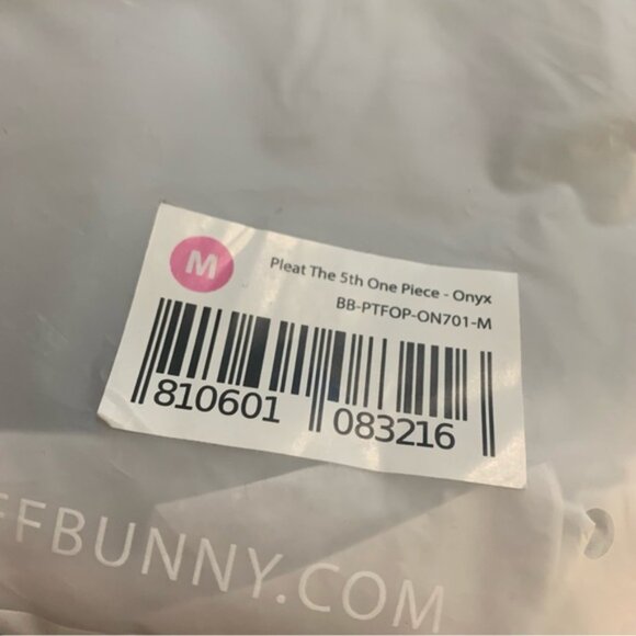 Buffbunny Collection Pleat The 5th One Piece Black Onyx Medium NWT - Picture 13 of 14